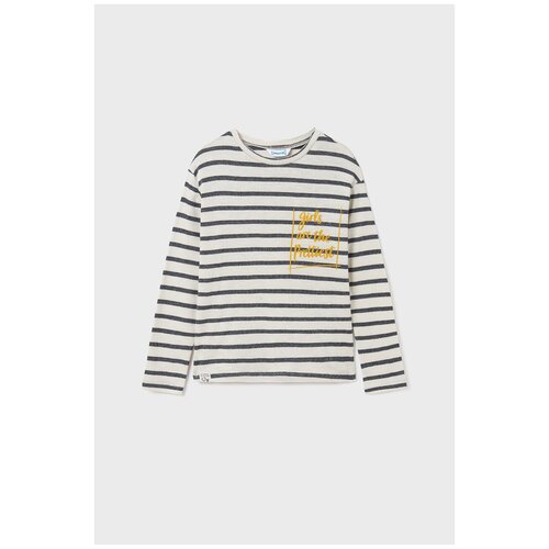 фото Лонгслив в полоску mayoral 7028/23 серый 152