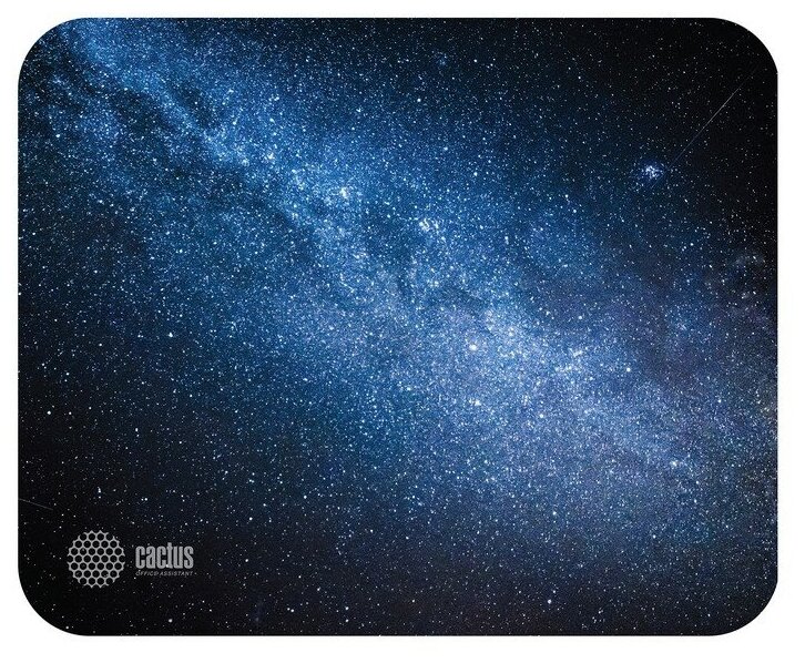 Коврик для мыши Cactus Milky Way CS-MP-P02M черный 300x250x2мм