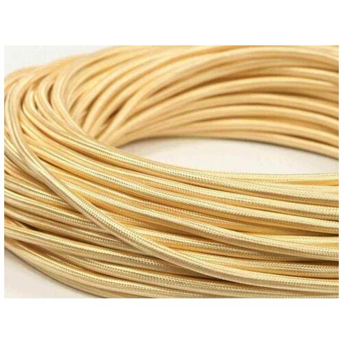 Провод круглый Interior Wire 2х0.75 (Золото шелк) арт.00313864 50м