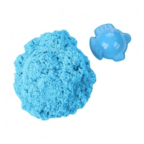 Набор Космический песок, Цветной 0,5 кг голубой - фото №4