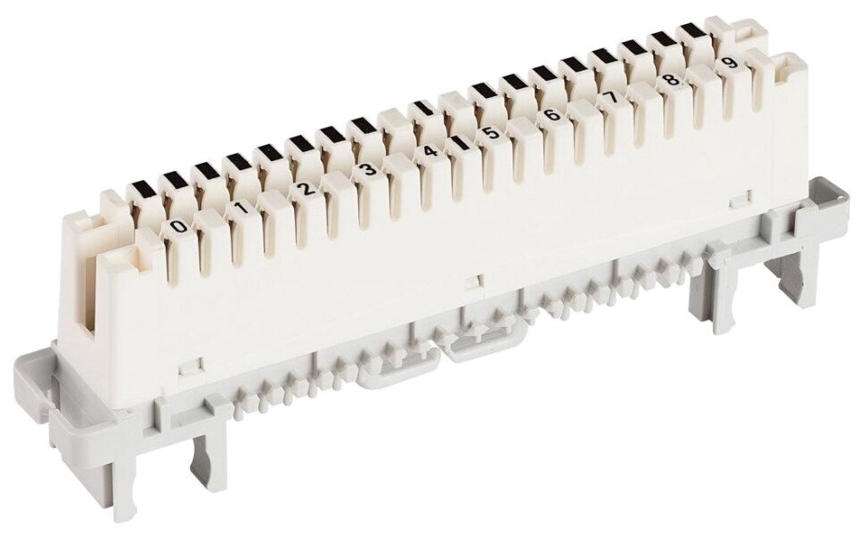 6089 1 121-06 Плинт десять пар (0-9) LSA-Profil 2/10 (Krone)