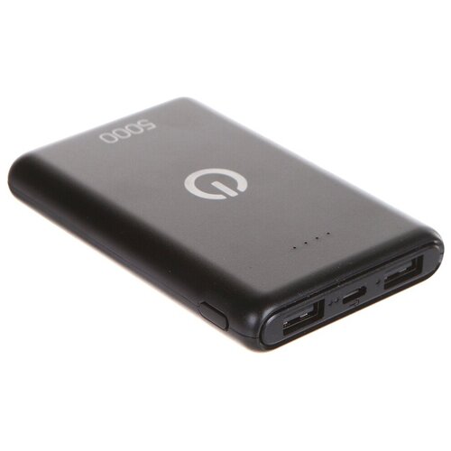 фото Внешний аккумулятор perfeo power bank 5000mah black pf_b4294