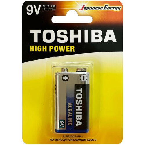 Батарейка TOSHIBA 6LR61GCP BP-1 батарейка 9v alkaline 6lr61 крона