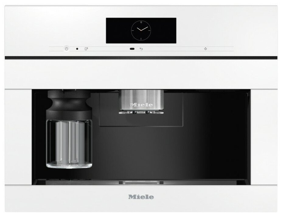 Кофемашина Miele CVA 7845, бриллиантовый белый - фотография № 1