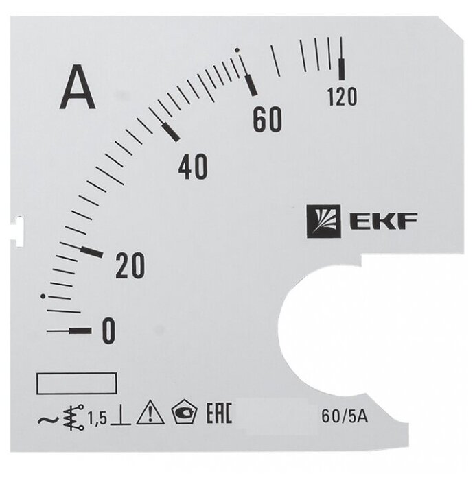 Шкалы измерения для установки EKF s-a721-60