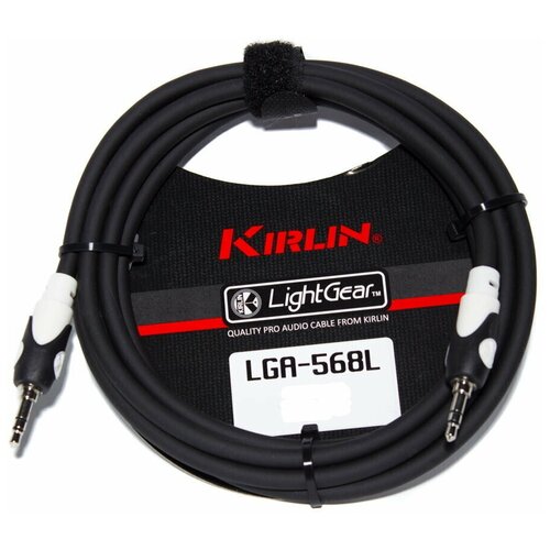 Kirlin LGA-568L/6M 3,5MM TRS PLUG TO SAME patch кабель соединительный 6 метров kirlin lga 568l 6m 3 5mm trs plug to same patch кабель соединительный 6 метров