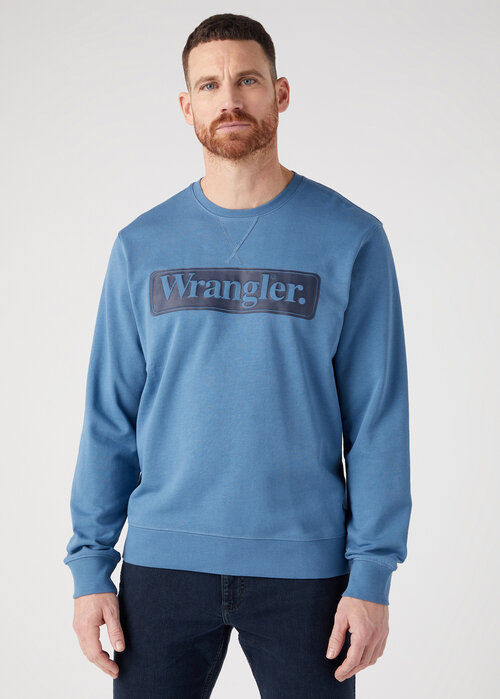 Лонгслив Wrangler, размер S, синий