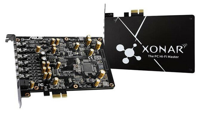 Asus Xonar AE (rtl) PCI-Ex1 (Analog 1in/5out, S/pdif out, 24Bit/192kHz) .