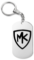 Брелок для ключей "MK Sportscars" с гравировкой подарочный жетон , на сумку, на ключи , в подарок