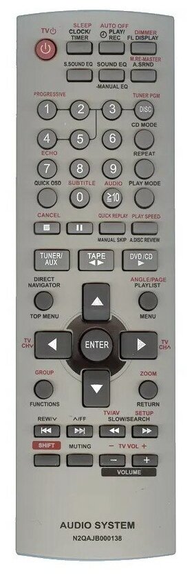 Пульт для Panasonic N2QAJB000138