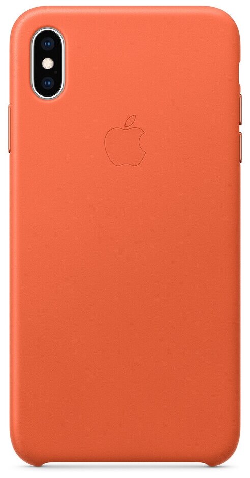 Apple Кожаный чехол Apple Leather Case Sunset для iPhone XS Max тёплый закат MVFY2ZM/A