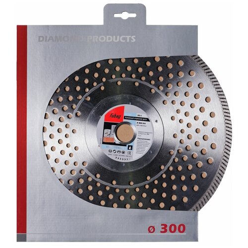 Диск алмазный отрезной Fubag BS-I, 300 мм, 1 шт. fubag алмазный диск bs i диам 350 25 4 fubag