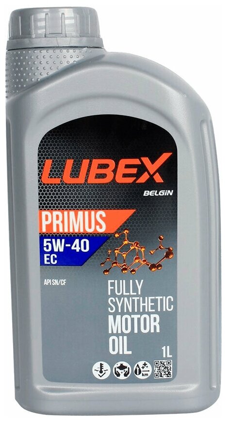 Масло моторное LUBEX PRIMUS EC 5W40 1л