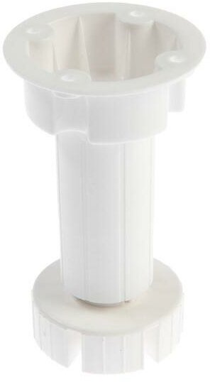 фото Опора неразборная регулируемая кухонная 95-130 мм, 100 мм, белая