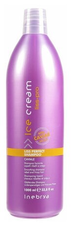 Шампунь для жестких и непослушных волос - Inebrya Ice Cream Liss-Pro Liss Perfect Shampoo - 1000мл