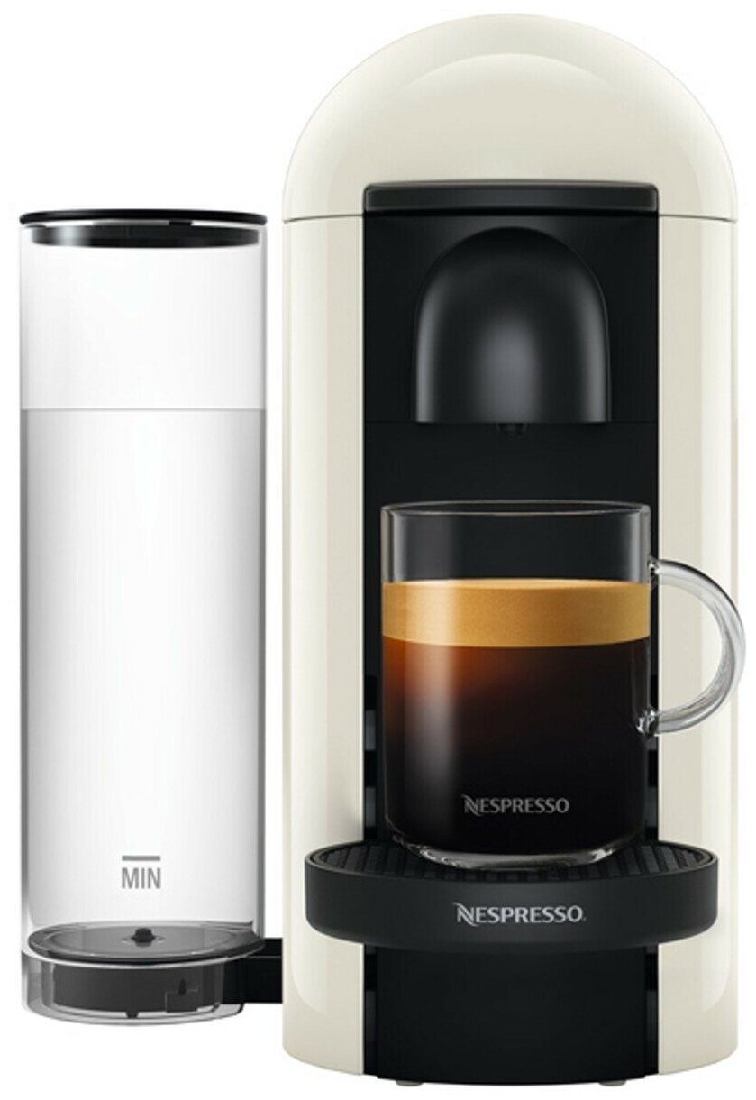 Кофемашина капсульная DeLonghi Nespresso Vertuo GCB2-EU-WH-NE1 белый+черный - фотография № 2