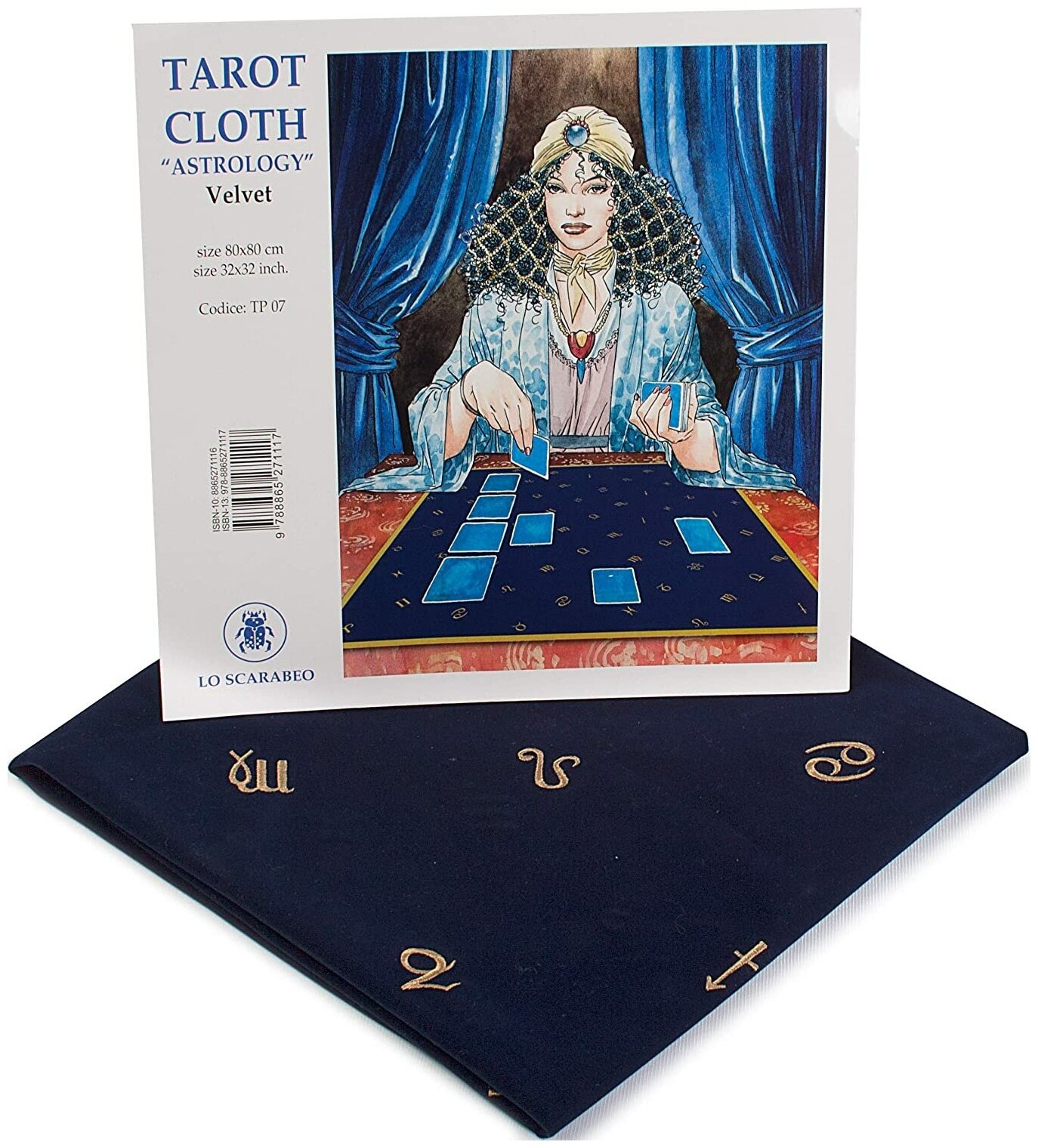 Коврик для Таро /Астрологический мат / Tarot Cloth (Astrology) - 80x80