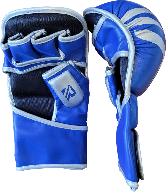 Перчатки для ММА Rage fight gear синий S