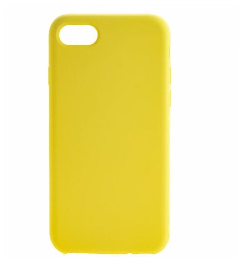 Накладка Silicone Case для iPhone 7/8 47 желтая без логотипа