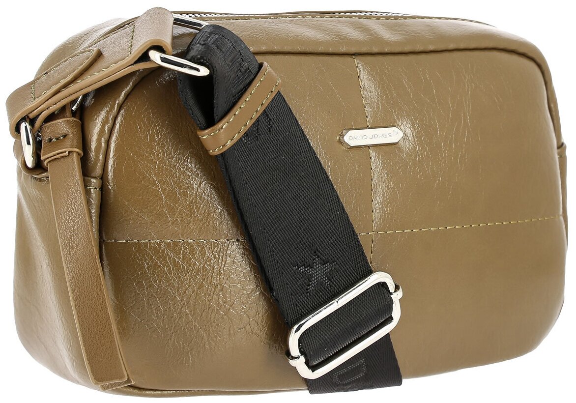 Сумка кросс-боди женская David Jones 6803-1-DD-OLIV-GREEN, бежевая