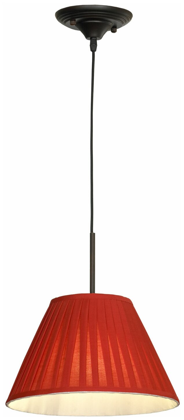 Светильник подвесной Lussole Shirley LSP-8553 E27 60Вт кол-во ламп:1шт Красный
