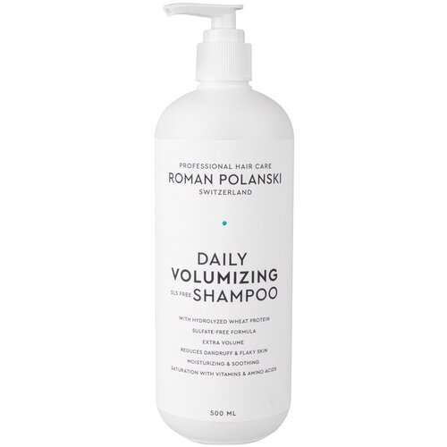 ROMAN POLANSKI Профессиональный шампунь для увеличения объема волос, шампунь от перхоти, безсульфатный, 500 мл