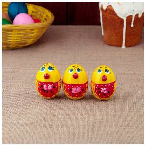 Яйцо Цыплёнок сувенирное 65х45 см 547₽