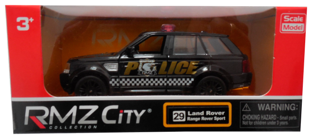 Машинка металлическая Uni-Fortune RMZ City 1:36 Land Rover Range Rover Sport, полицейская машина, инерционная - фотография № 3