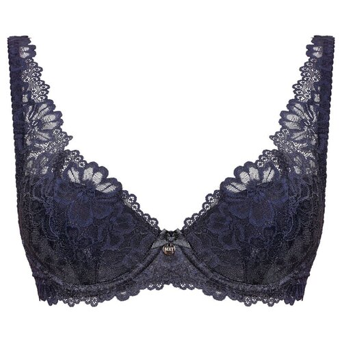 фото Бюстгальтер mat lingerie carmela m, размер 75c, granatowy