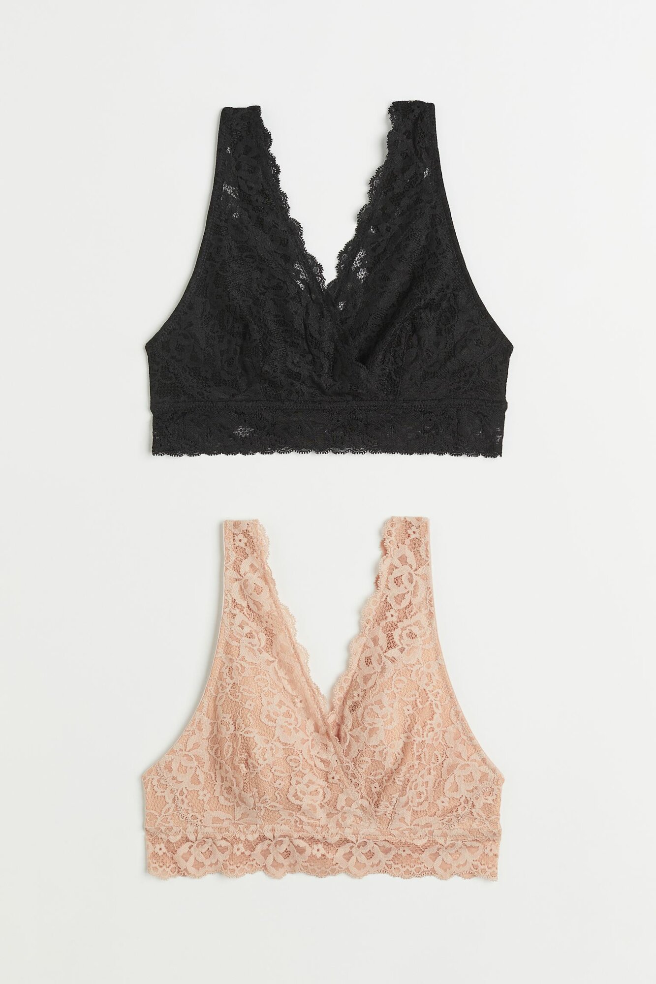 Бюстгальтер H&M размер S powder beige/black