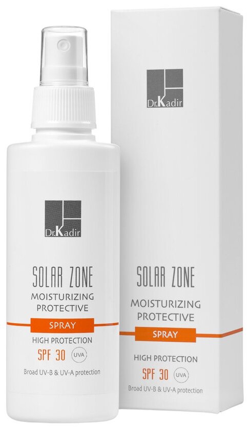 Dr. Kadir Dr. Kadir Solar Zone спрей солнцезащитный увлажняющий SPF 30, 125 мл