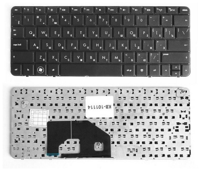 Клавиатура для ноутбука HP Mini 210-1060ca черная 1010₽