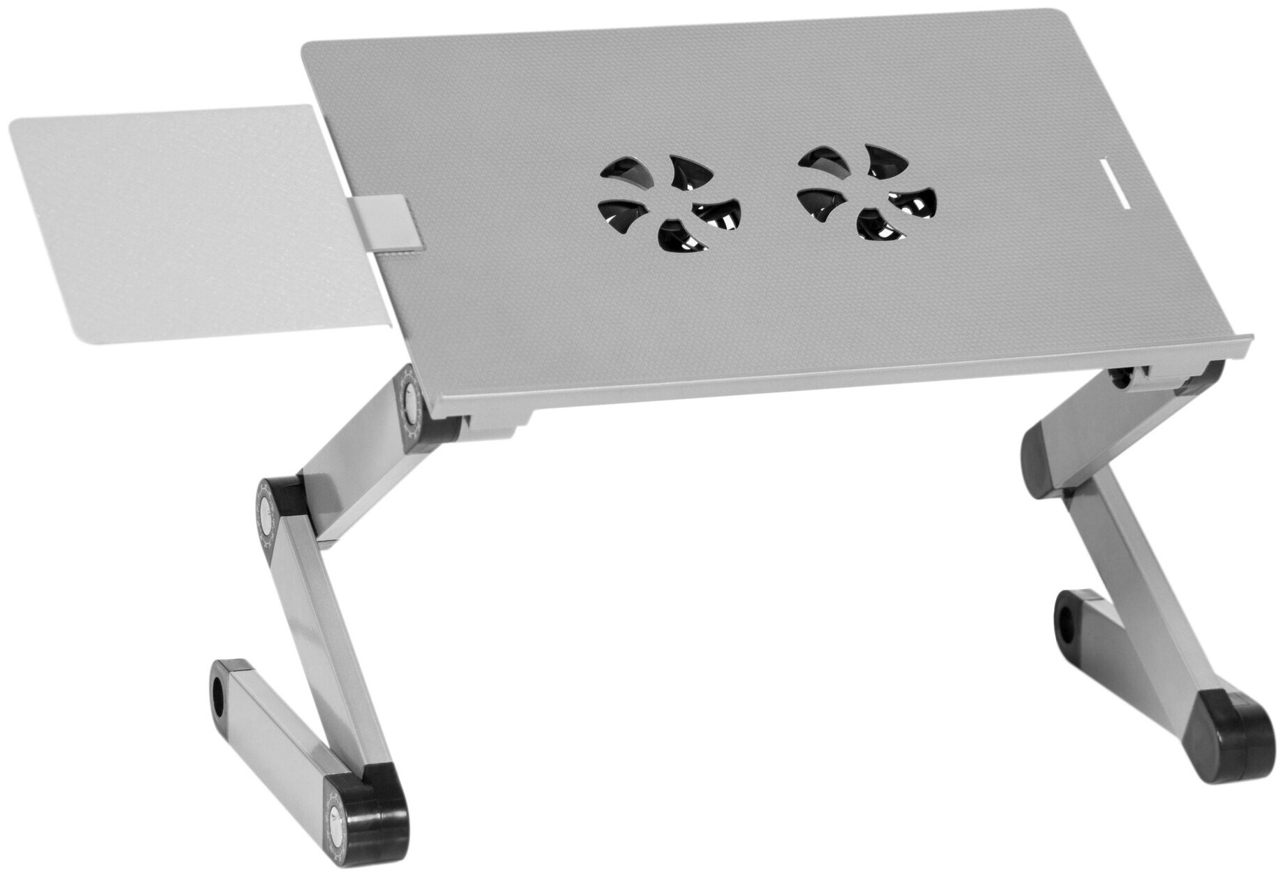 Стол для ноутбука Cactus CS-LS-T8 серебристый