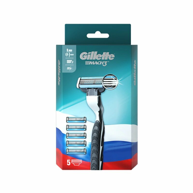 Бритвенный станок Gillette Mach 3 с 1 сменным картриджем - фото №12