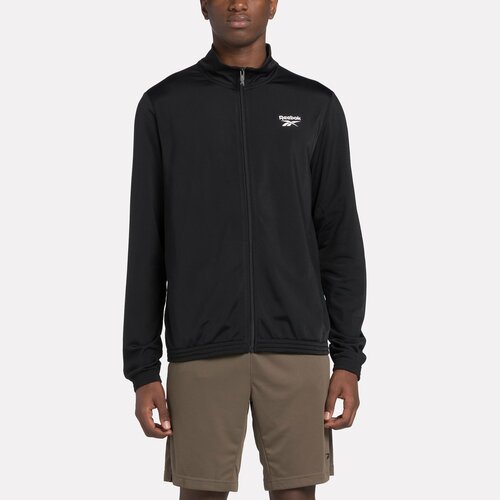 фото Олимпийка reebok identity small logo track, размер s int, , black