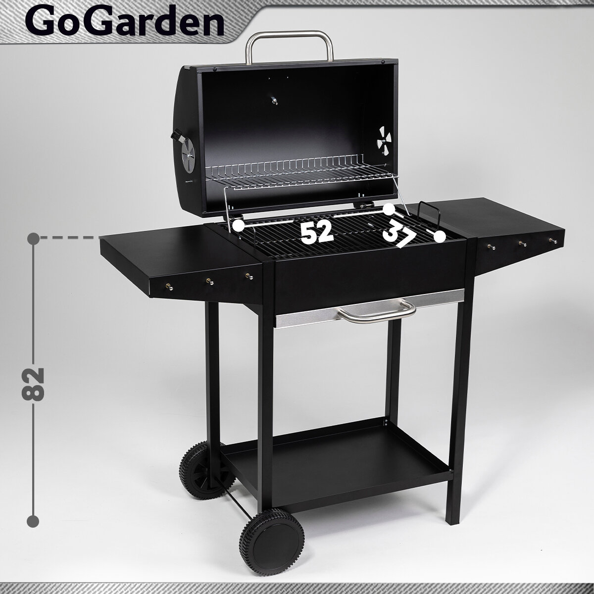 Гриль угольный Go Garden Grill-Master 62 50х119х101