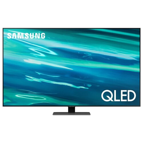 фото Телевизор qled samsung qe65q80aauxru 65" (2021), черный