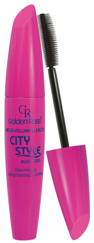 Тушь для ресниц Golden Rose Mega Volume & Length Style City Mascara 9 мл