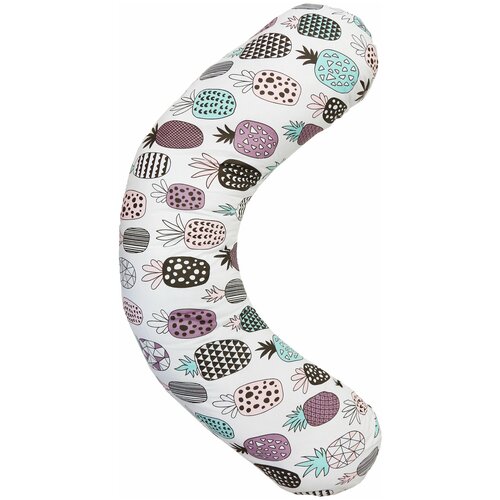 фото Наволочка к подушке для беременных amarobaby 170х25 (ананасики)