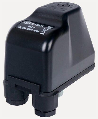 Изображение товара Реле давления STOUT РМ 5 G, до 5 бар, накидная гайка 1/4"