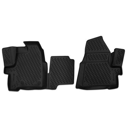 фото Коврики 3d в салон ford tourneo custom (1+2 мест), 2013-> , 2 шт. (полиуретан) element