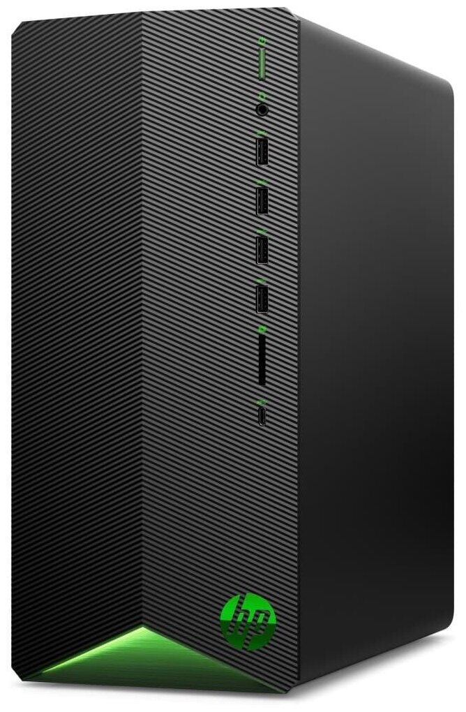 ПК HP Pavilion Gaming TG01-2104ur black (AMD Ryzen 5 5600G/8Gb/256Gb SSD/noDVD/1650 4Gb/DOS) (5S4G1EA) Без ограничений