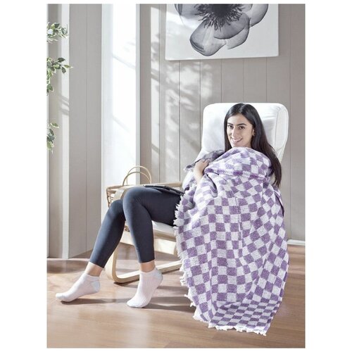 фото Плед isabella (сиреневый) karna