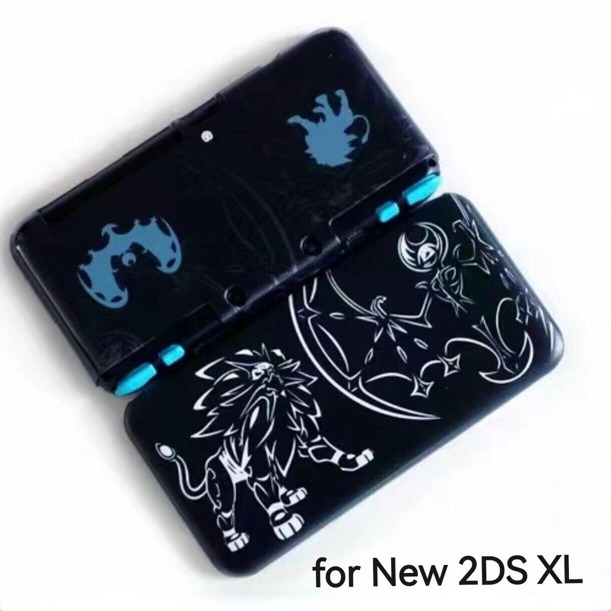 Чехол-оболочка с защелкивающимся креплением для Nintendo New 2DS XL/LL с двусторонним дизайном для защиты