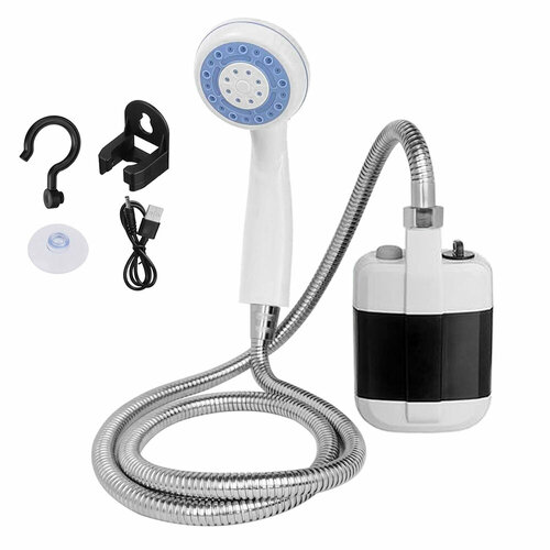 душ походный camp shower 20л дачный душ Походный переносной душ Portable Outdoor Shower с акуммулятором и USB зарядкой, дачный душ