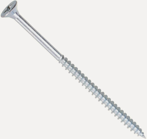 Изображение товара Шуруп универсальный 5.0х80 мм STARFIX белый цинк 200 шт в карт. упаковке