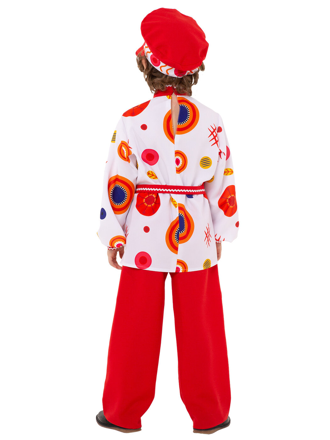 Карнавальный костюм Дымковская игрушка для мальчика р.116-122 (р.30) — фото 1