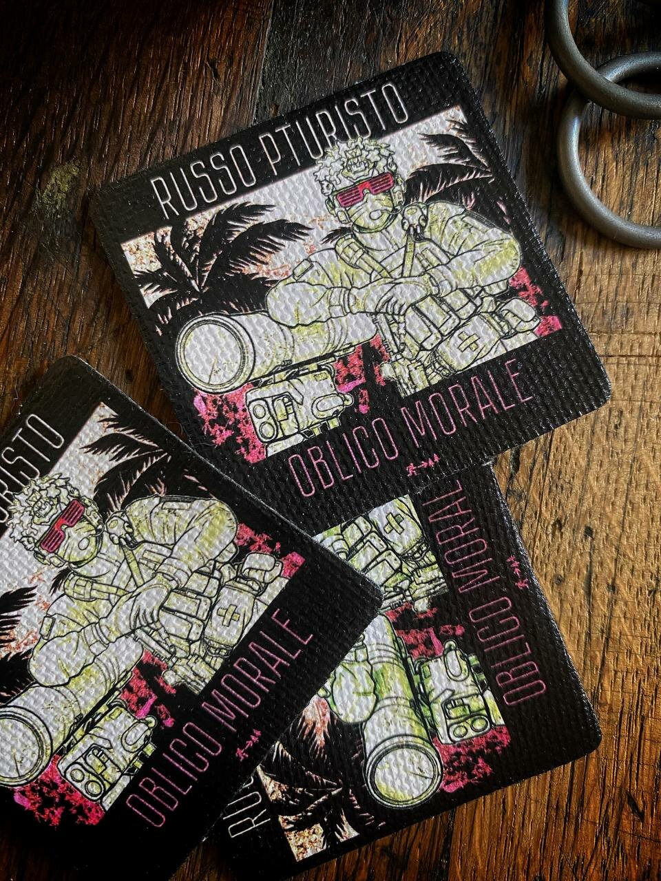 Шеврон нашивка на липучке    Russo turisto  oblico morale 
