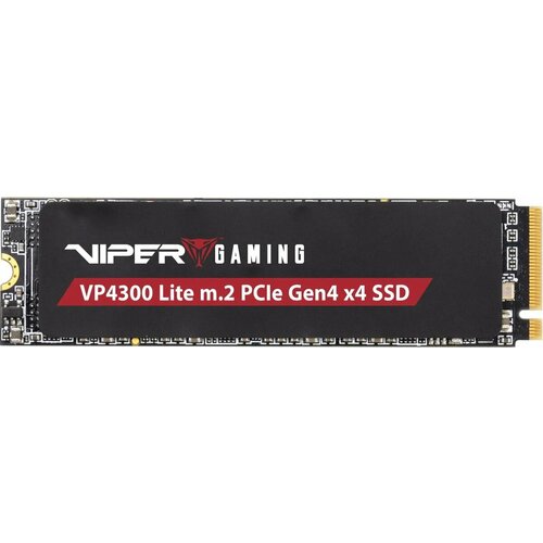 Твердотельный накопитель SSD M2 Viper 10Tb VP4300 Lite Series PCI-E 40 x4 up to 74006400MBs 3D NAND 800TBW 22х80mm heatsink 8610₽