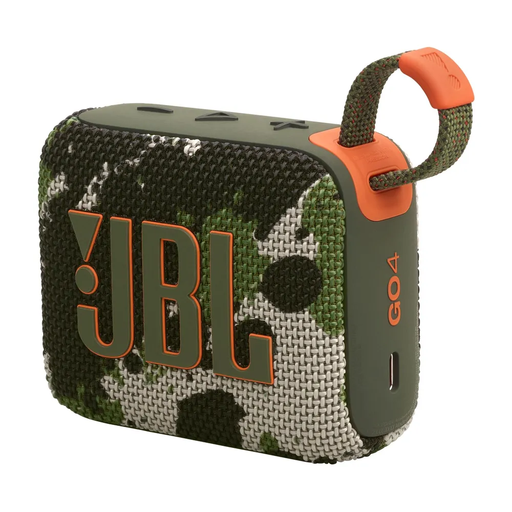 JBL GO 4 камуфляж Портативная акустическая система (4.2 W Bluetooth IP67 850 мАч JBLGO4SQUAD)
